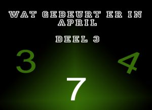 Deel 3, van de April codes. : - )