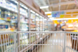 Een supermarkt is net een klein dorpje