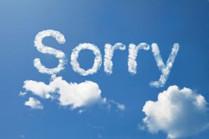 Het woord sorry betekent niet zoveel